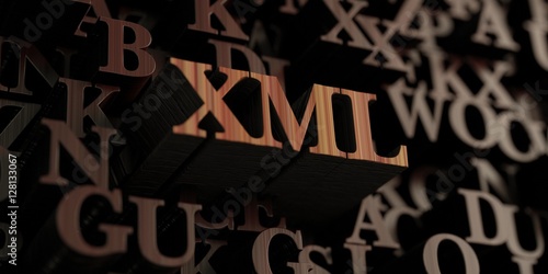 Xml Wooden 3d Rendered Letters Message Can Be Used For An