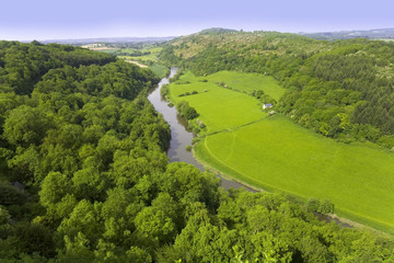 Sticker - symonds yat valley of the river wye herefordshire uk