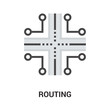 routing icon concept