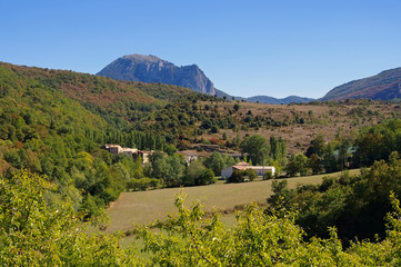 Sticker - Pic de Bugarach im Süden Frankreichs, Corbieres - Pic de Bugarach in southern France