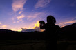 © janjutamas - Silhouette tourist  take photo