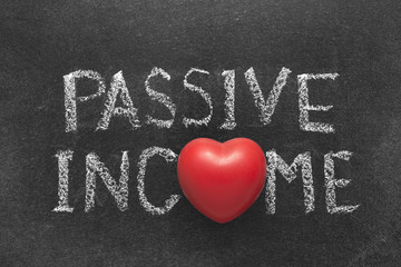 Poster - passive income heart