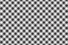 Black White Checkerboard Check Diagonal Seamless Background