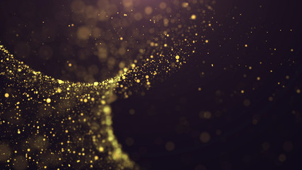 abstract gold background.
