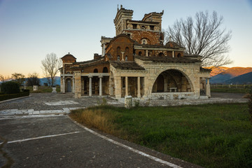 Church at Ancient Mantineia, Arcadia, Peloponnese, Greece