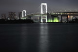 Fototapeta  - Rainbow Bridge crossing the northern bay. Tokyo-Japan. 8007