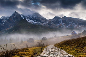 Fototapeta zakopane tatry góra krajobraz