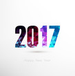 happy new year 2017 , greeting card for 2017
