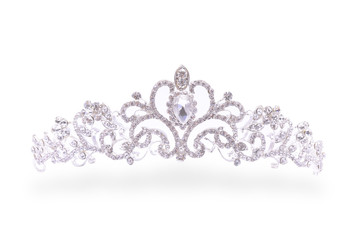 tiara on a white background