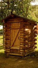 Log Cabin Out House