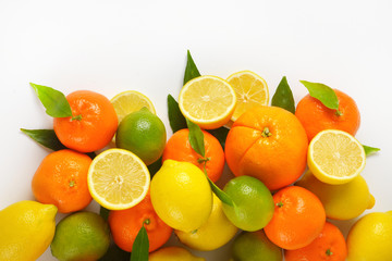 Wall Mural - fresh citrus fruits