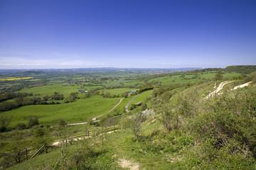 Poster - cotswold view UK