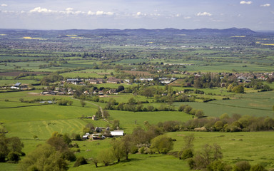 Wall Mural - cotswold view UK