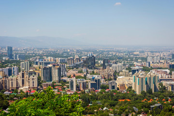 Wall Mural - View over Almaty skyline