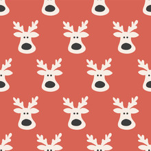 Seamless Reindeer Pattern
