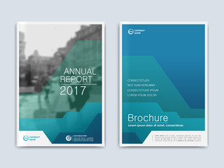 Canvas Print - Cover design annnual report, flyer, presentation, brochure.