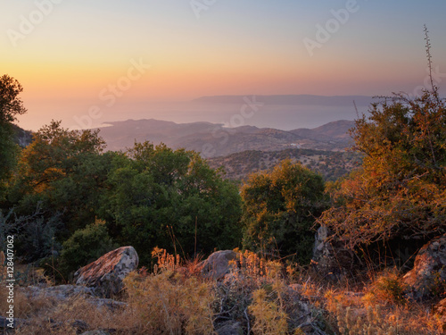 Fotografia  Sunset on Lesbos, Greece
