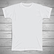 Vintage background with blank t-shirt