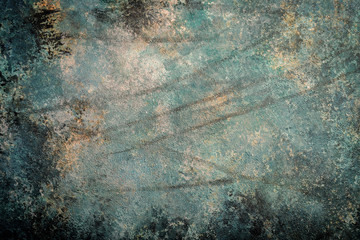 Canvas Print - Blue stone background