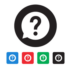 Sticker - question mark icon