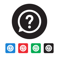 Sticker - question mark icon