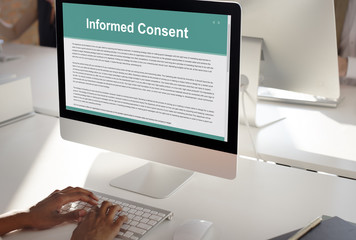 Wall Mural - informed consent surgery agreement consulting concept