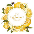 Lemon round banner