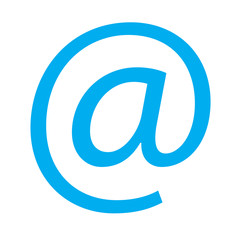 Wall Mural - email web icon flat design style. email web sign.