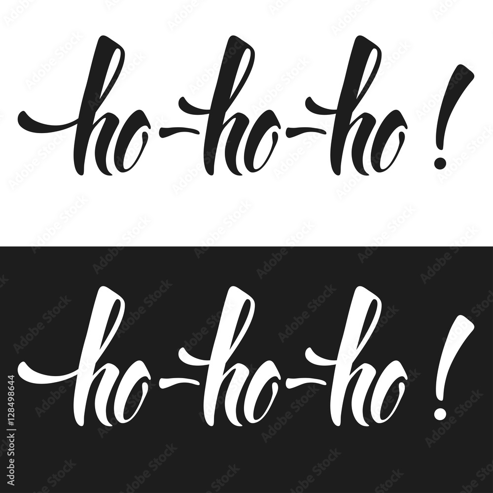 Boohoho Hohoho Stock Vector | Adobe Stock