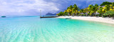 Fototapeta Perspektywa 3d - Turquoise tropics - amazing beaches of Mauritius island