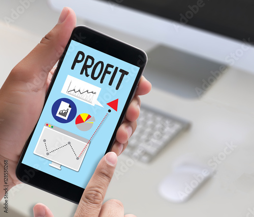 Fotografía Image of man hand pointing at business document during discussio