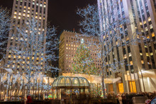 New York - DECEMBER 20, 2013: Christmas Tree At Rockefeller Cent