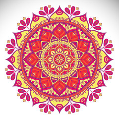 Wall Mural - Vector indian Mandala