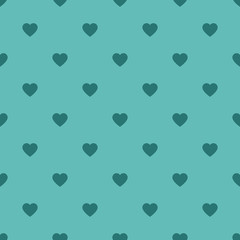 Wall Mural - Seamless hearts background