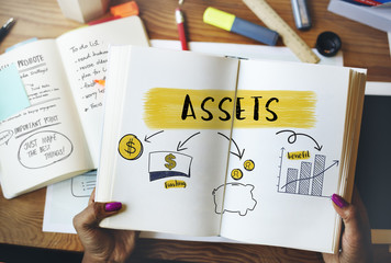Wall Mural - finance accounting business marketing profit revenue trade conce