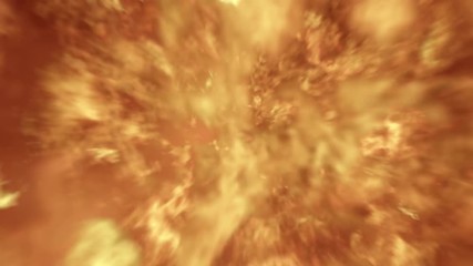 Wall Mural - realistic 4k fireball explosion