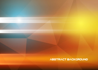 Poster - Abstract business background with lights - vector