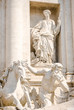 Rome monument - Trevi Fountain (Fontana di Trevi).