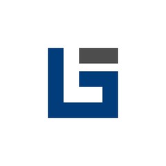 Wall Mural - l and g logo vector