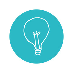 bulb light idea isolated icon vector illustration design