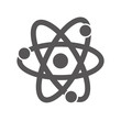 © djvstock - Atom science chemistry icon vector illustration graphic design