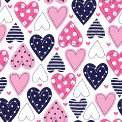 seamless love pattern vector illustration