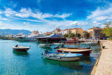 Fototapeta  - Dock for boats and yachts Budva