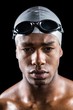 © WavebreakmediaMicro - Portrait of swimmer in swimming goggles and swimming cap