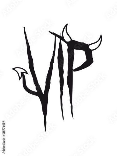 Devil Demon Hell Evil Satan Horror Halloween Pattern Cool Vip Logo