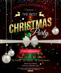 Merry Christmas Party Poster