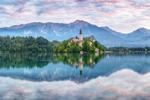 Church On Lake Bled, Carniola, Slovenia
