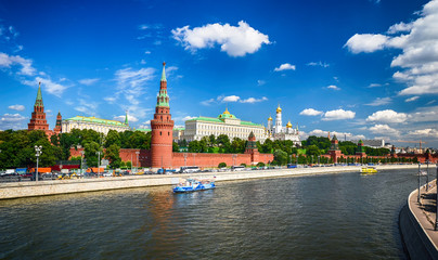 View of the Kremlin from the bridge