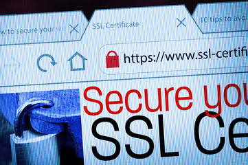 Https url address and lock symbol during SSL connection