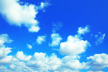 Wall Mural - Cloudy blue sky